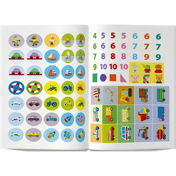 Книга з наклейками Activity-book Кумедний транспорт (укр) (9786175473641)