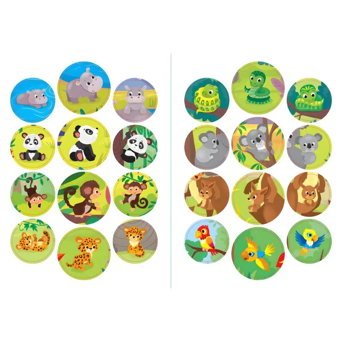 Книга з наклейками Мами й малюки (Зоопарк) (9789662848717)