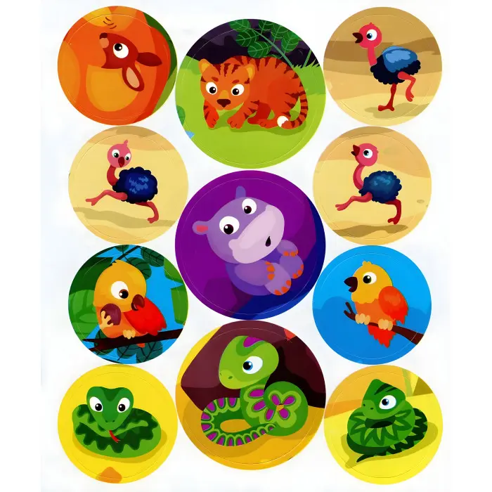 Книга з наклейками Мами та малюки (Зоопарк) (9789669251435)