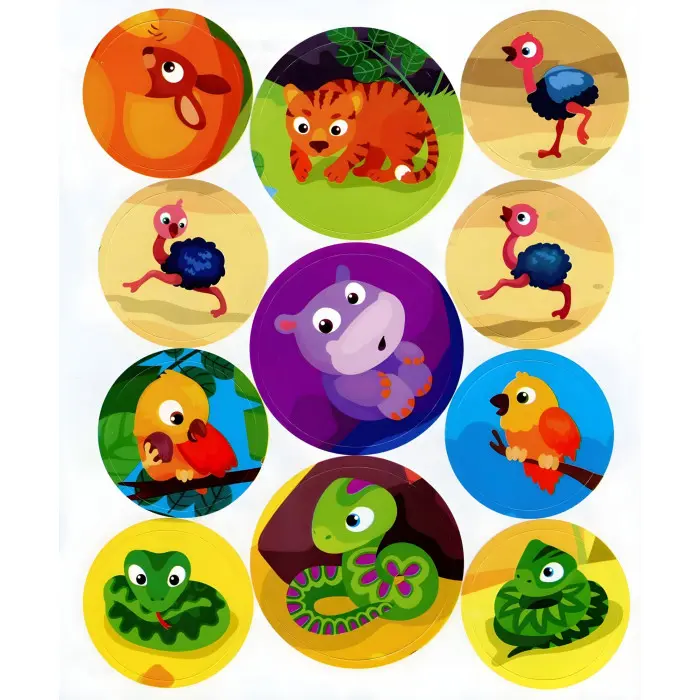 Книга з наклейками Мами та малюки (Зоопарк) (9789669251435)