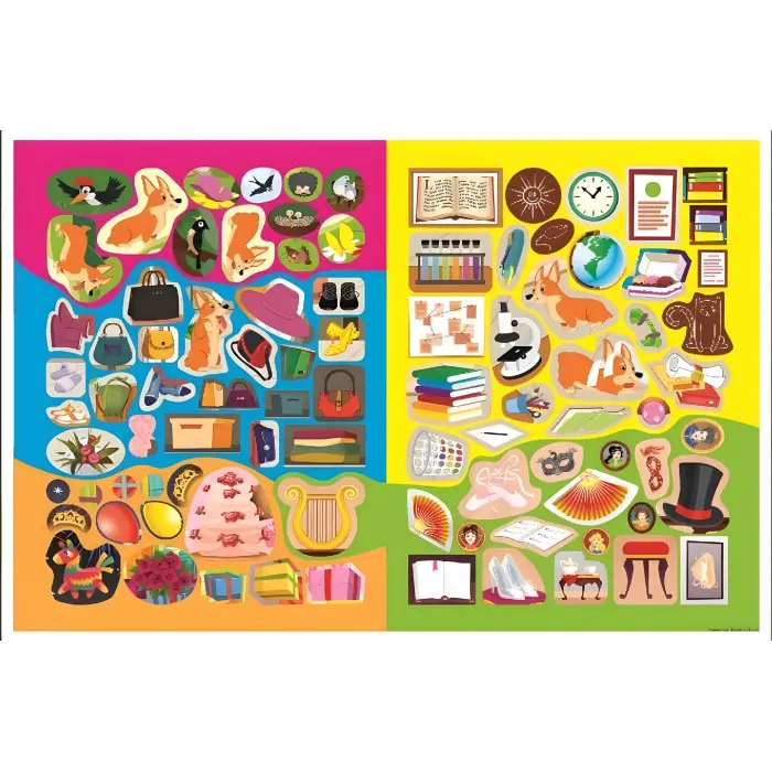 Книга з наклейками.Принцеси. Флорі та Фанні (9786175241912)