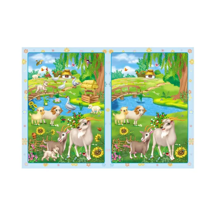 Книга з наклейками Розвивальні наліпки Весела ферма (укр) (9789669138583)