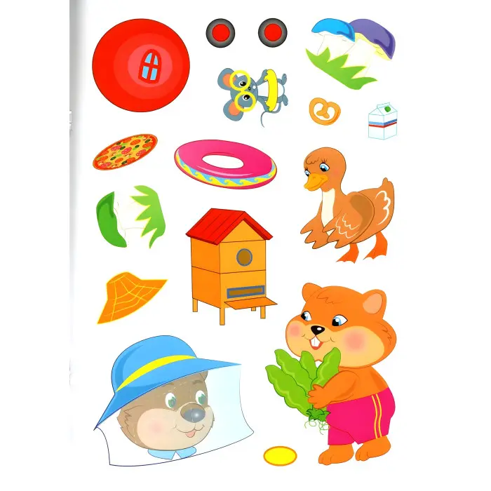 Книга з наклейками Розвивальні завдання для малюків (Бегемот) (9789664660652)