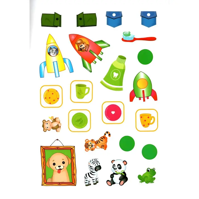 Книга з наклейками Веселі уроки і тести 2+ (Єнот) (9789664661970)