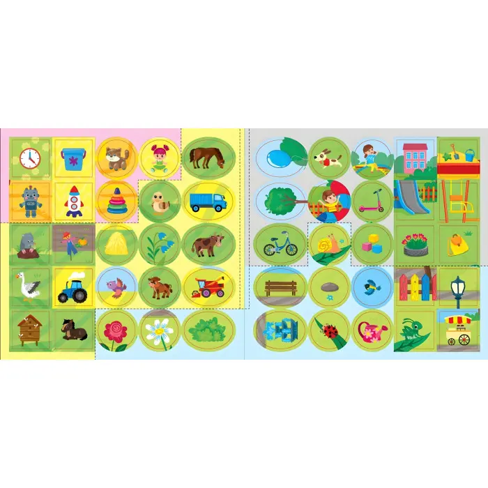 Книга з наклейками Я вчуся читати 4+ перша книга для маленьких читачів (9786175444290)