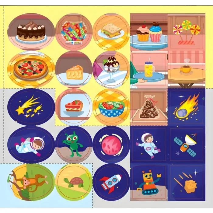 Книга з наклейками Я вчуся читати 5+ перша книга для маленьких читачів (9786175444306)