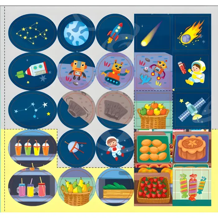 Книга з наклейками Я вчуся читати 6+ перша книга для маленьких читачів (9786175444313)