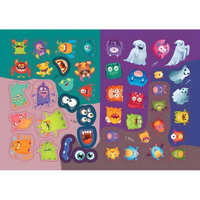 Книга з наліпками Монстрики в замку (9789669890528)