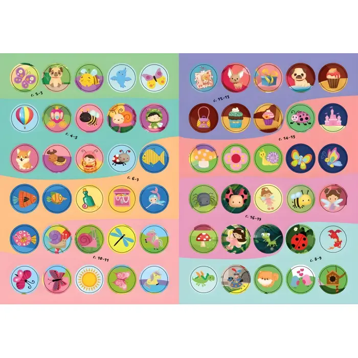 Книга з наліпками Тренуємо пальчики Принцеси (9786178098278)