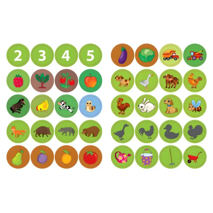 Книгию Пригоди з наліпками. "На фермі" (9786175442890)