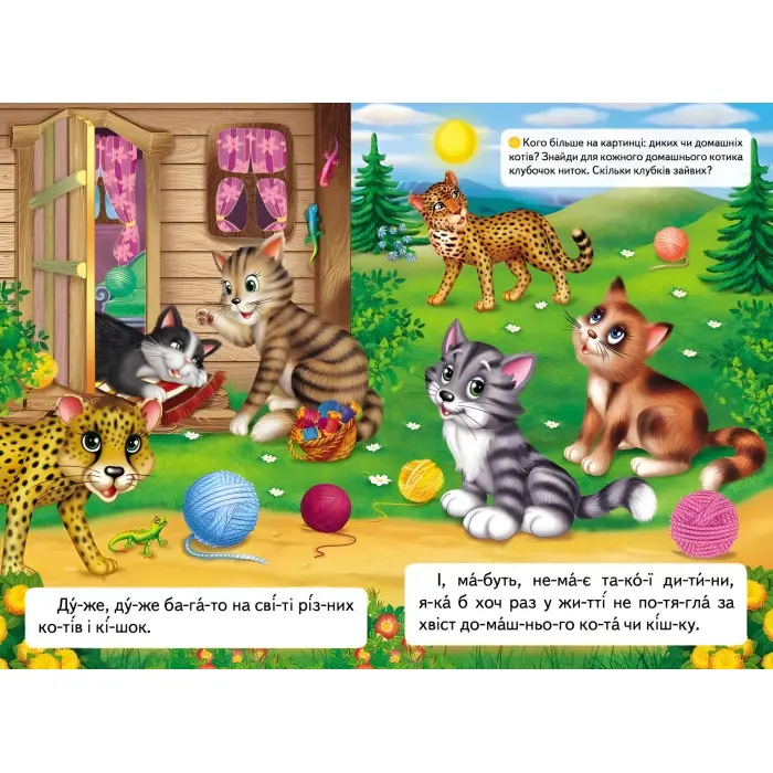 Книжка Читаємо по складах Чому гепард не ховає кігті (9789669478528)