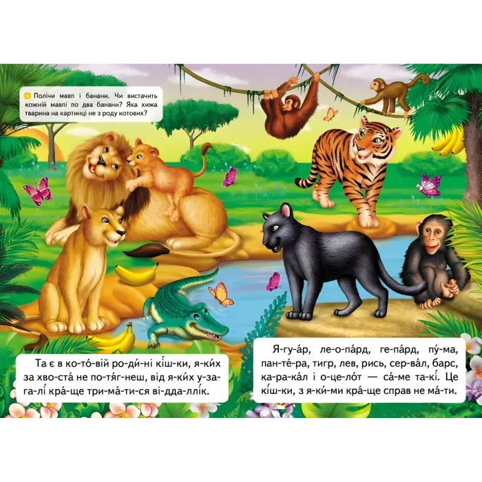 Книжка Читаємо по складах Чому гепард не ховає кігті (9789669478528)