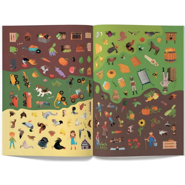 Книжка з наліпками. Ферма (9786175470442)