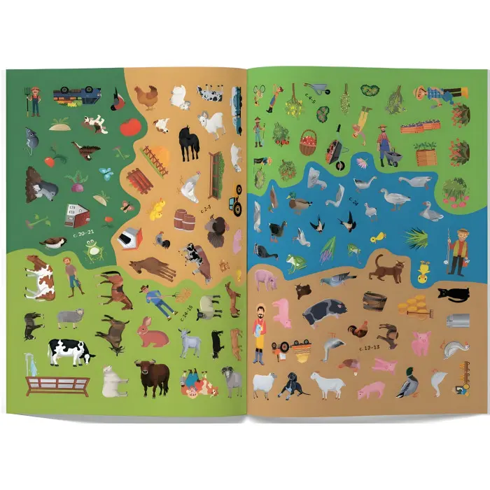 Книжка з наліпками. Ферма (9786175470442)