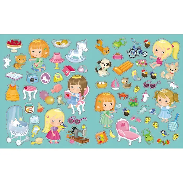 Книжка з наліпками ПРИНЦЕСИ (9789669471109)