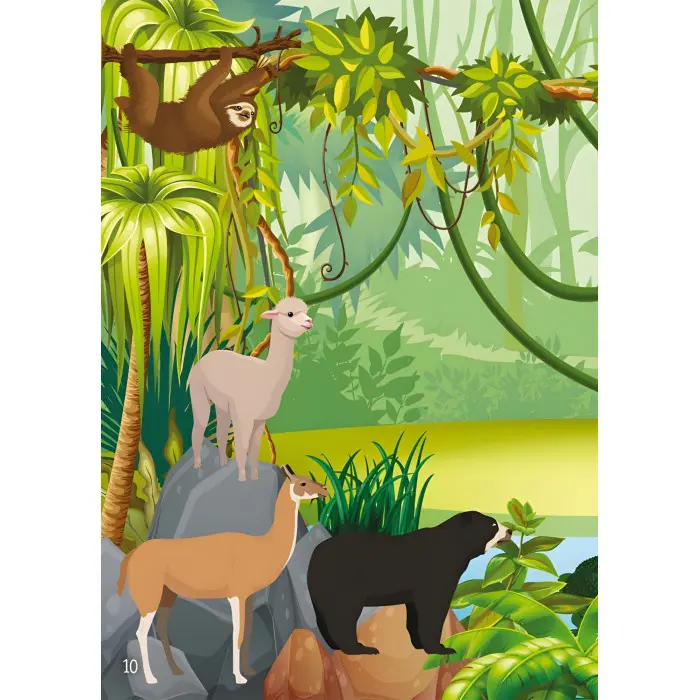 Книжка з наліпками. Тварини