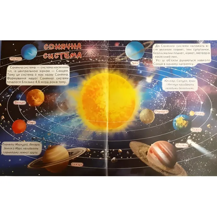 Космос для малышей (9786177180288) - познавательная книга для детей