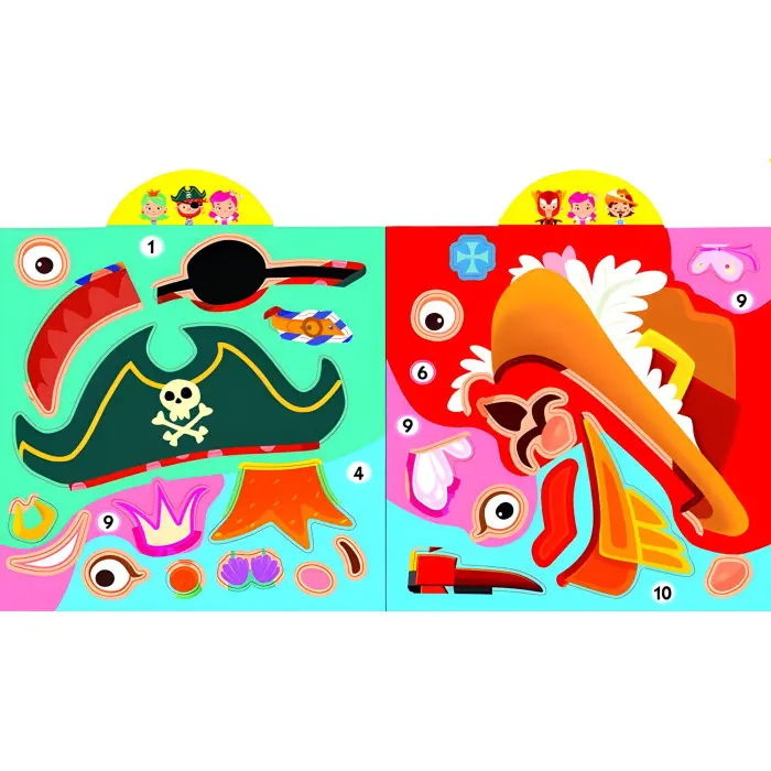 Кристал бук,Грайка-розвивайка. Карнавал. 59 великих наліпок