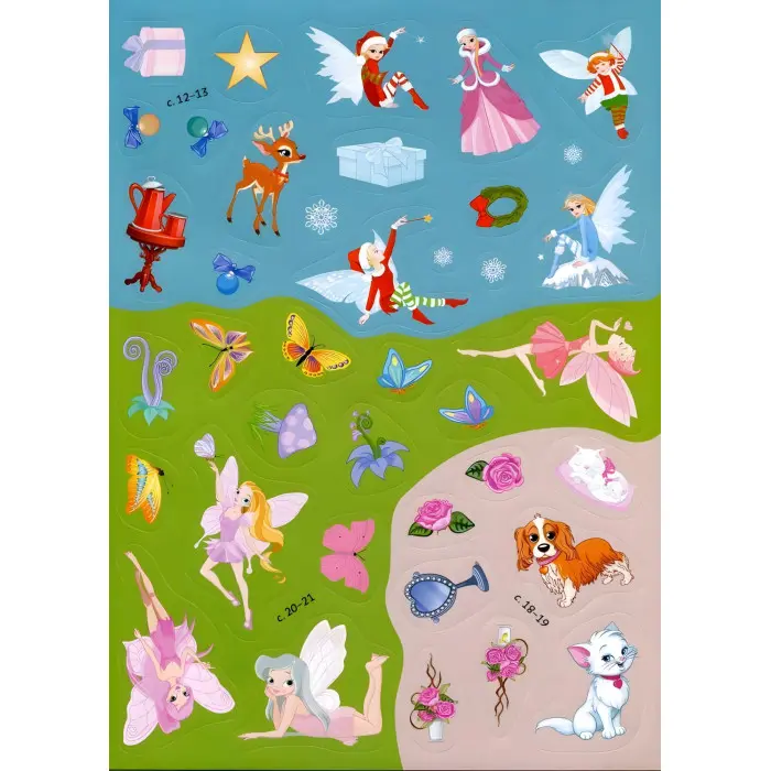 Кристал бук,Книжка з наліпками. Феї та принцеси