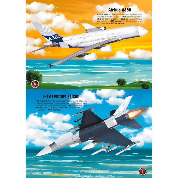 Меганаліпки. Авіація