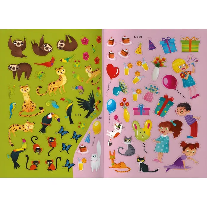 Меганаліпки. Лічба