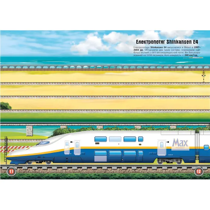 Меганаліпки. Потяги