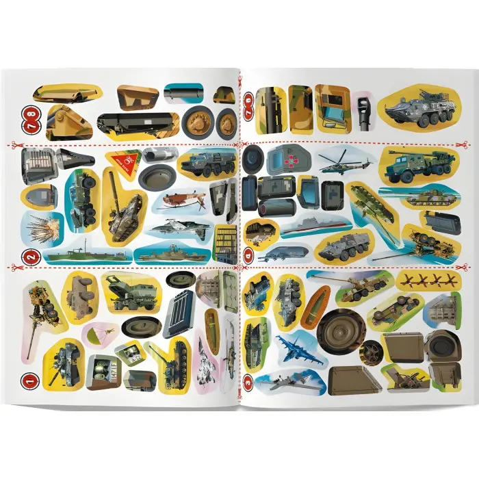 Меганаліпки. Військова техніка