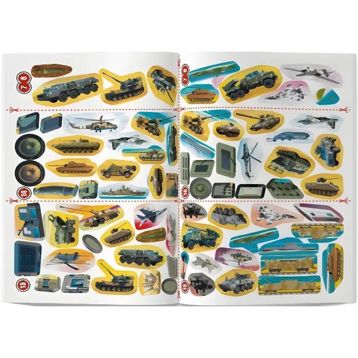 Меганаліпки. Військова техніка