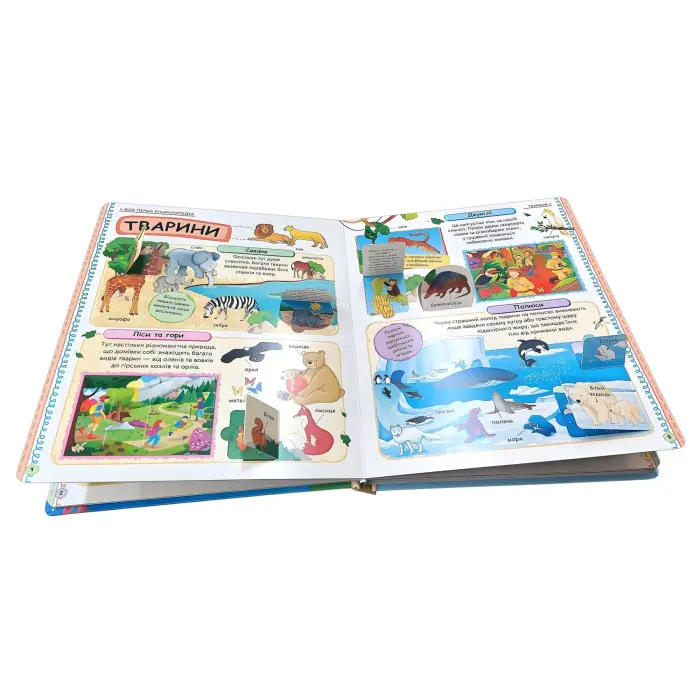 Мир в окошках «Моя первая энциклопедия» Детская познавательная книга с окошками (9786178638429)