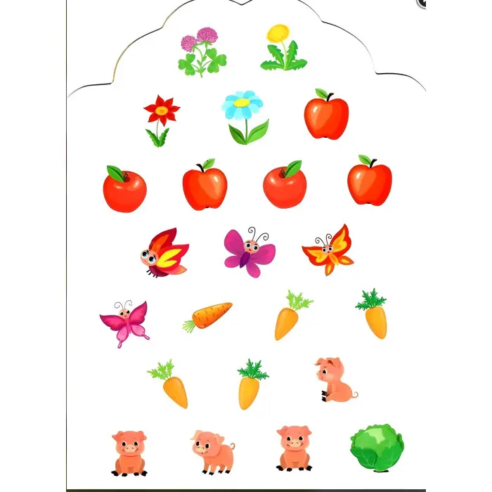 Мої перші наліпки "Ферма" Розвивальна книга з наклейками для найменших (9789662849011)