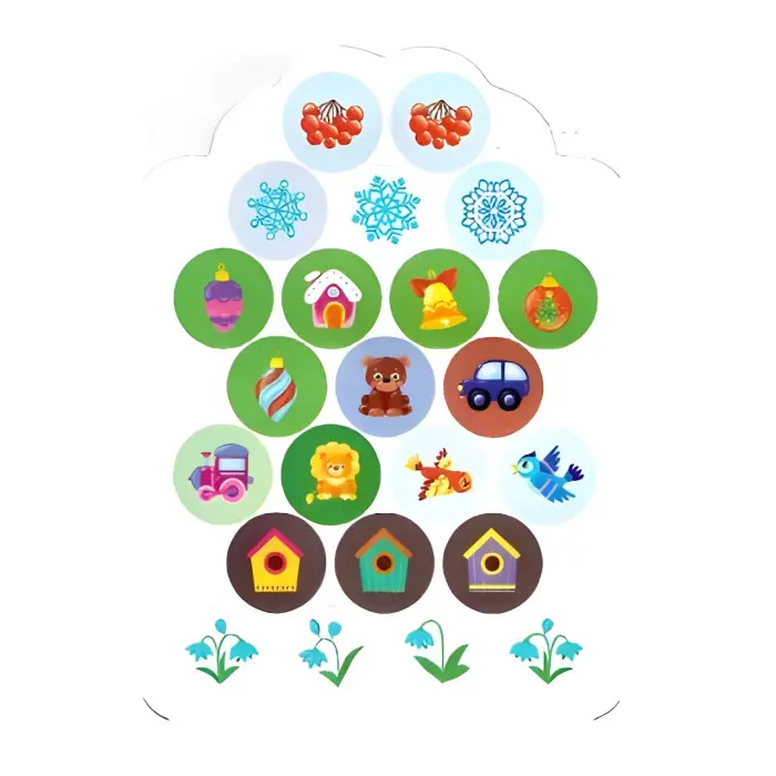 Мої перші наліпки "Пори року" Розвивальна книга з наклейками для найменших (9789662849110)