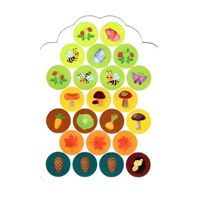 Мої перші наліпки "Пори року" Розвивальна книга з наклейками для найменших (9789662849110)