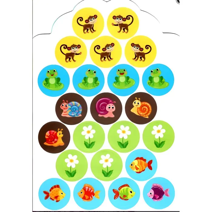 Мої перші наліпки "Великий - маленький" Розвивальна книга з наклейками для найменших (9789662849073)