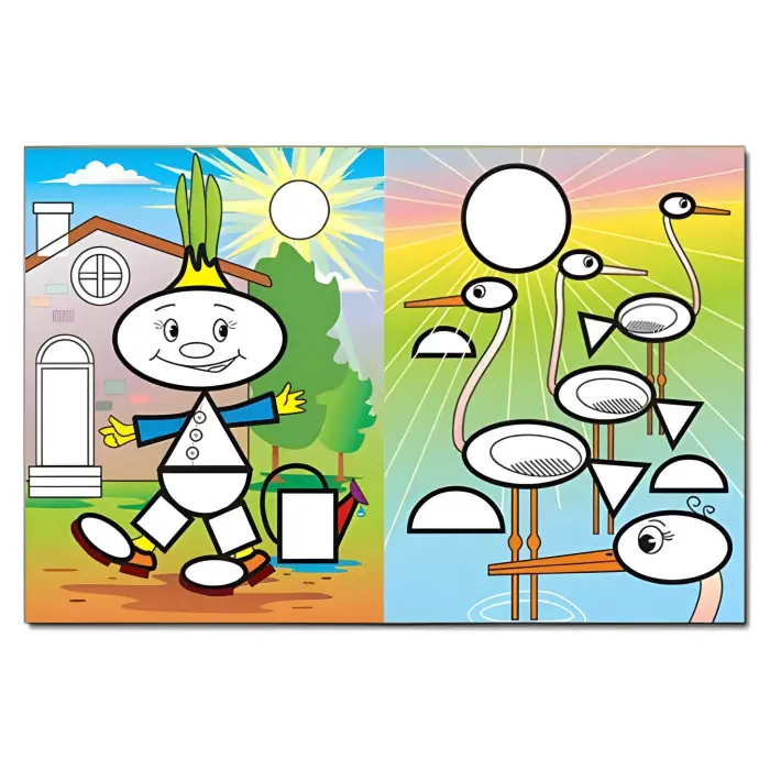 Мозаїка для малюків з наліпками. Цибуліно