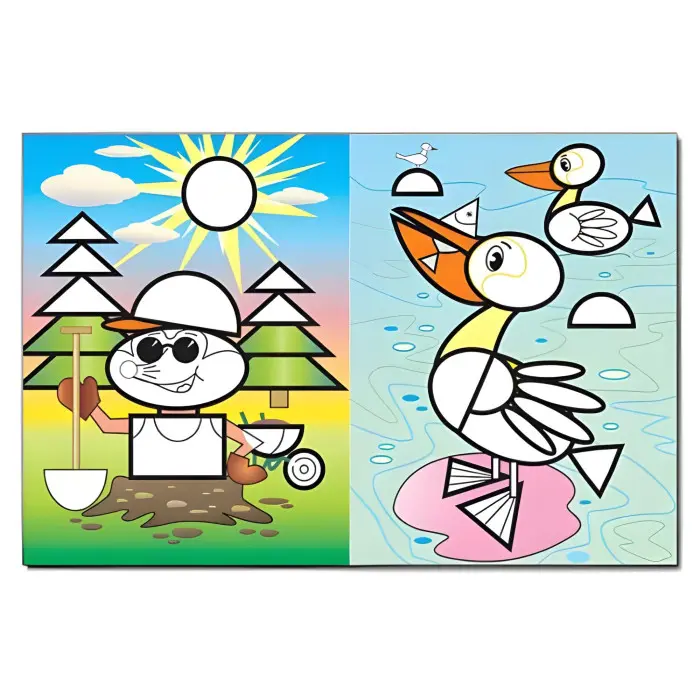 Мозаїка для малюків з наліпками. Кіт у чоботях