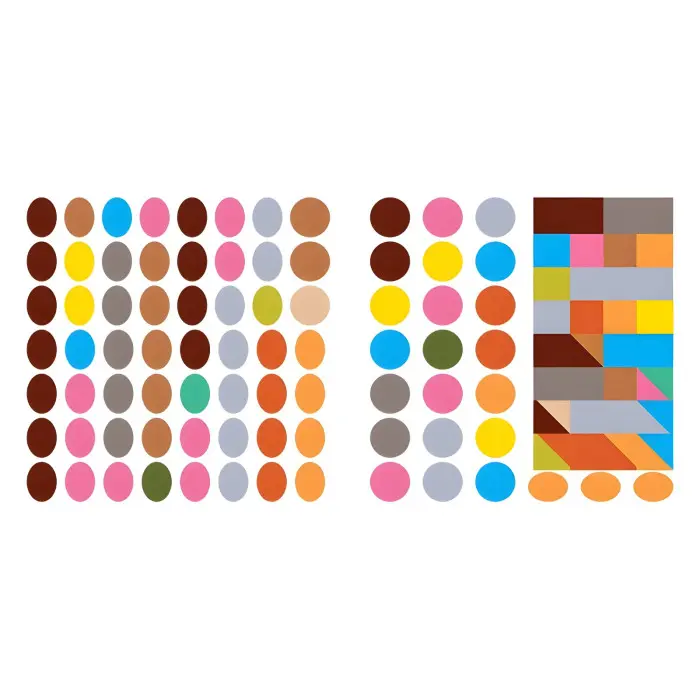 Мозаїка з наліпками. Ящірка