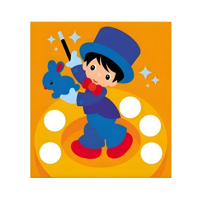 Мозаїка з наліпок. Для дітей від 3 років. Величина