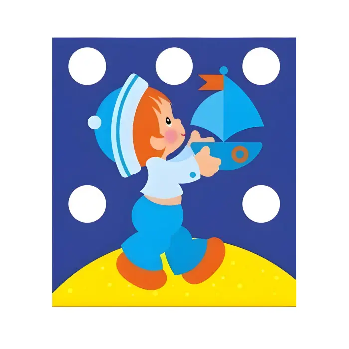 Мозаїка з наліпок. Для дітей від 3 років. Величина