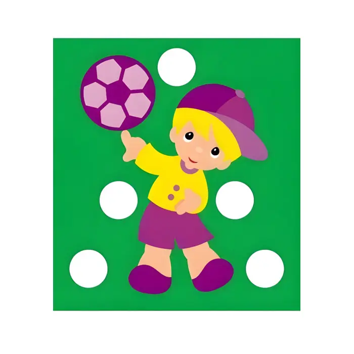 Мозаїка з наліпок. Для дітей від 3 років. Величина