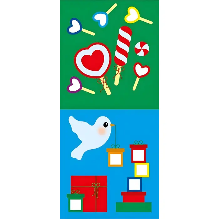 Мозаїка з наліпок «Ялинка. Форма» – аплікації для дітей, новорічна книга з наліпками (9789667615949)