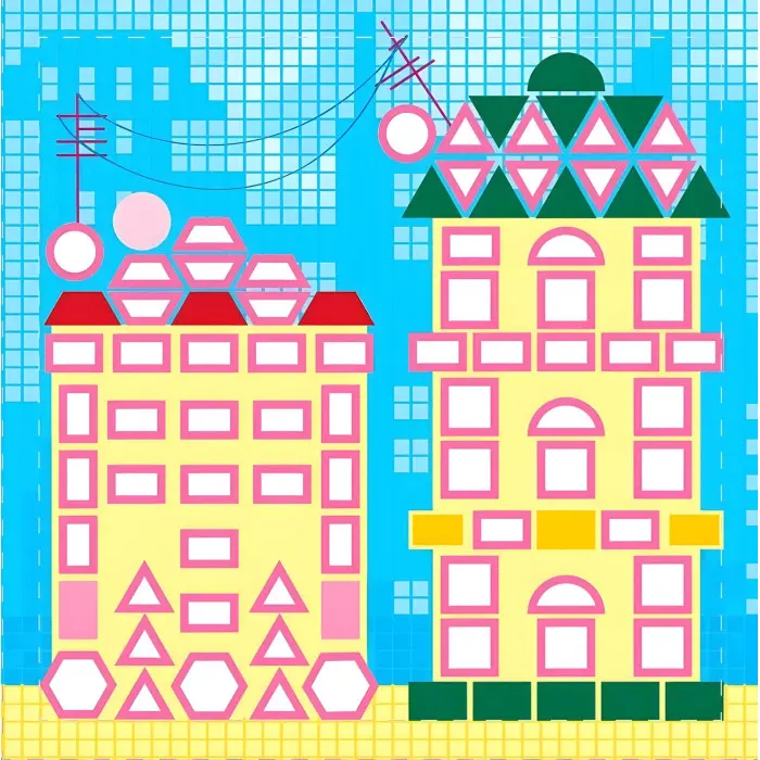 Наклей за зразком. Дворец