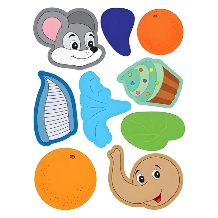 Наліпки-аплікації для малят. Квіточки