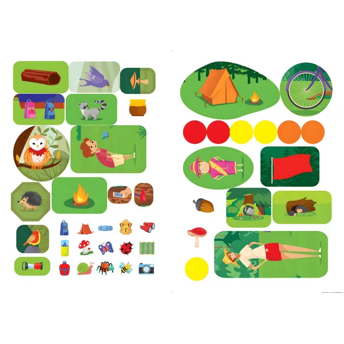 Наліпки дітлахам. Лісова мандрівка