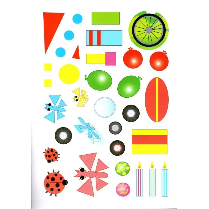 Наліпки для маленьких геніїв Кольори та фігури малюкам (9789669478948)
