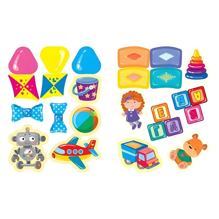 Наліпки для найменших. Лялька