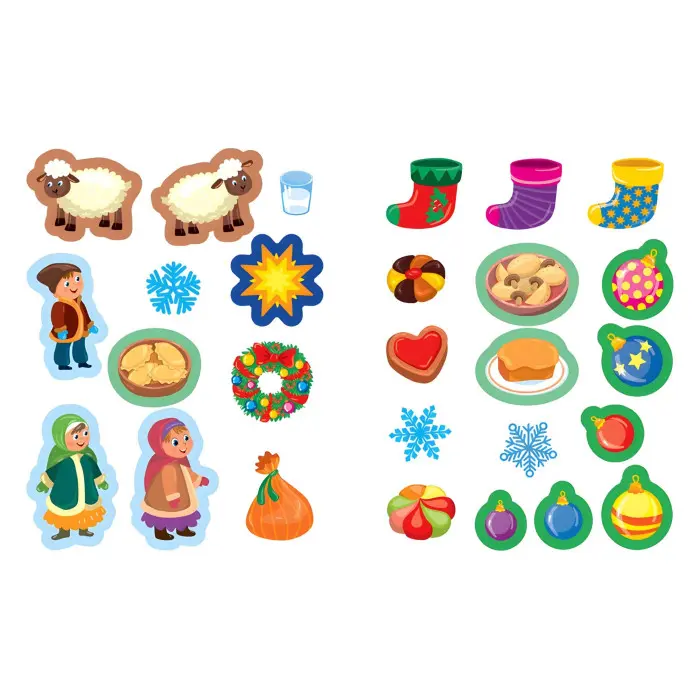 Наліпки для найменших. Веселе Різдво