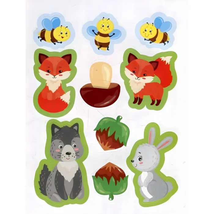 Наліпки для найменших. Їжачок