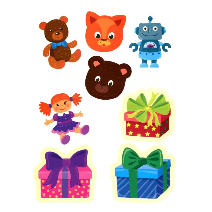 Наліпки для найменших. Зимові свята