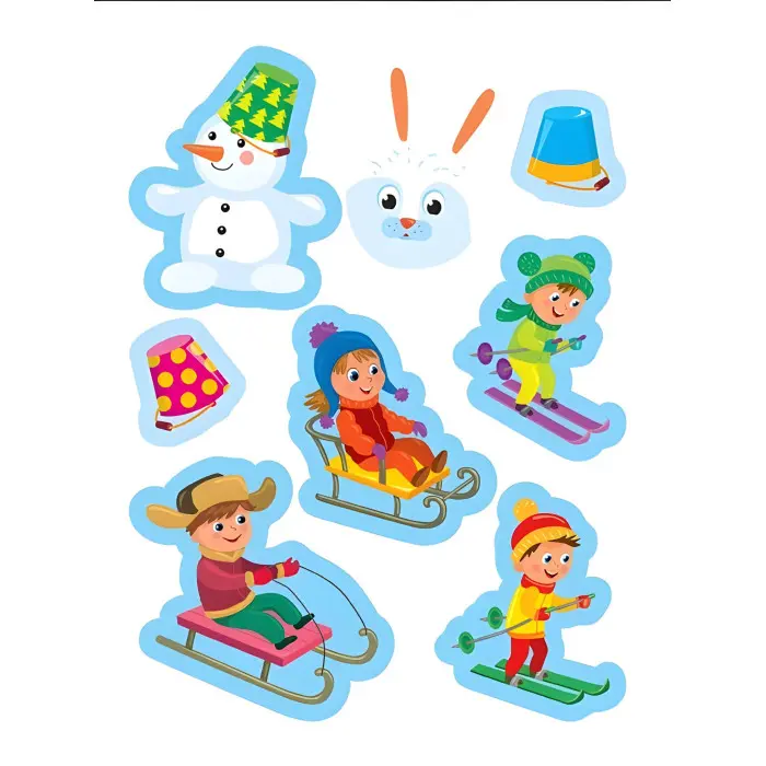 Наліпки для найменших. Зимові свята