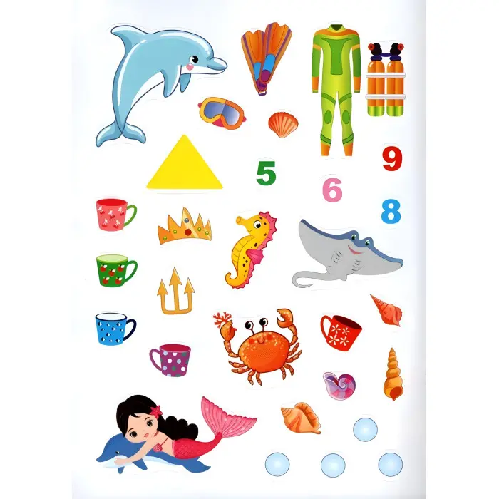 Наліпки для розвитку малюка Підводний світ (9789669474780)